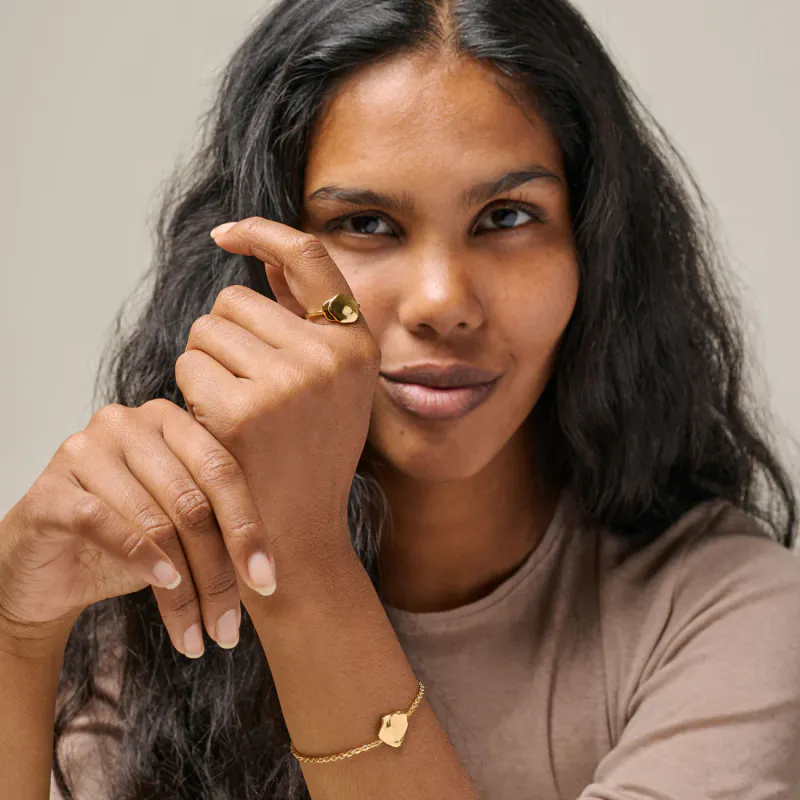 Enamel Ring Sahara Gold 