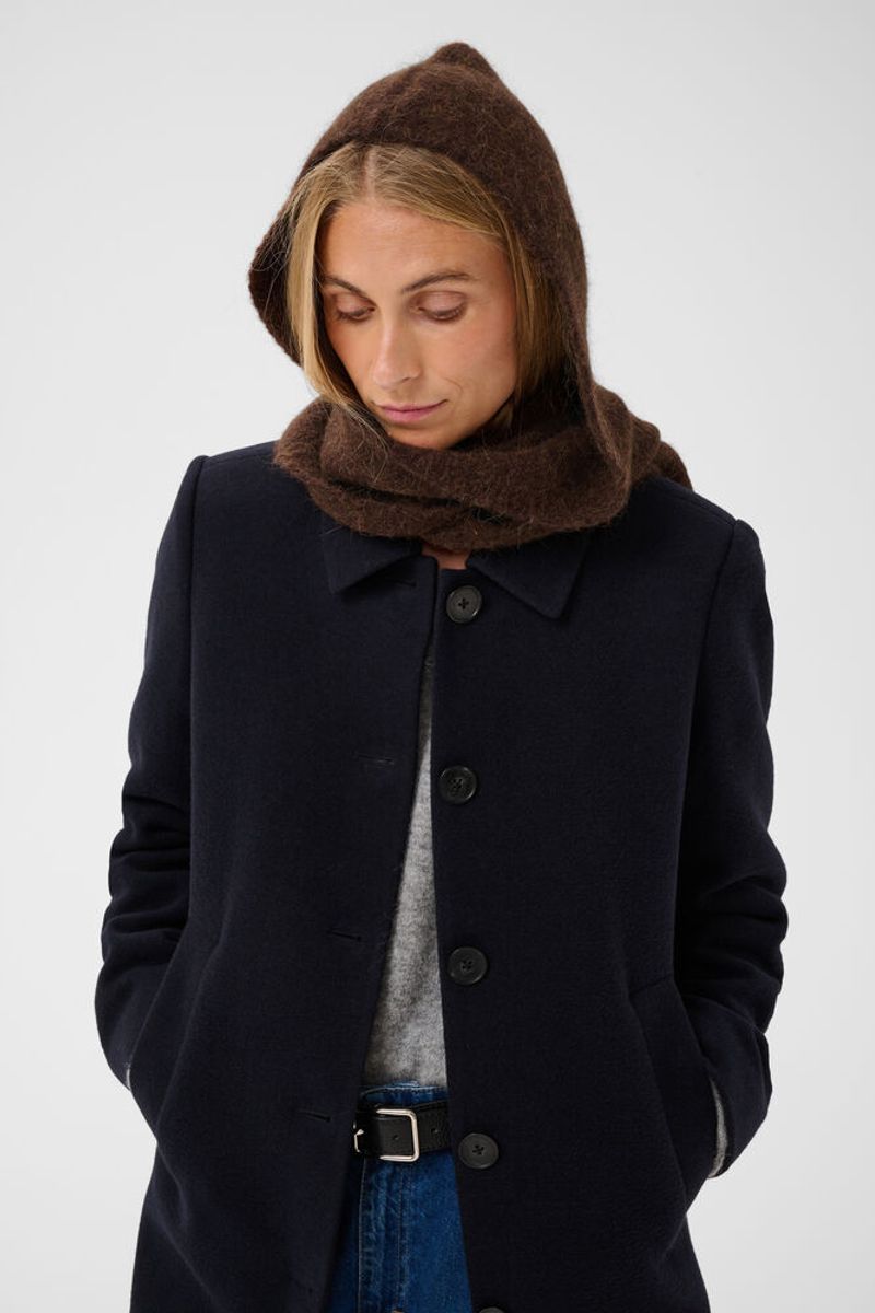 Part Two Charline Scarf Downtown Brown Melange