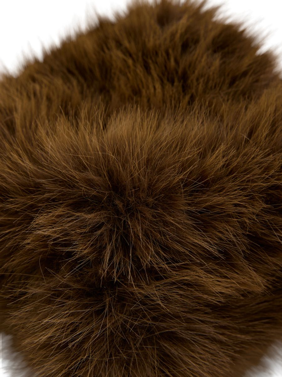 Ella and il Miu Fake Fur Cuffs Brown