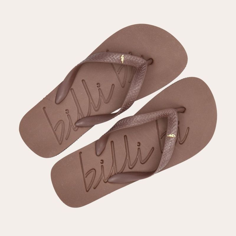 Billi Bi Flip Flops Brown