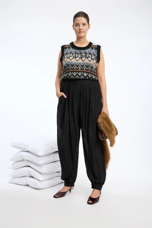 Munthe Vitalism Knit Mix Black