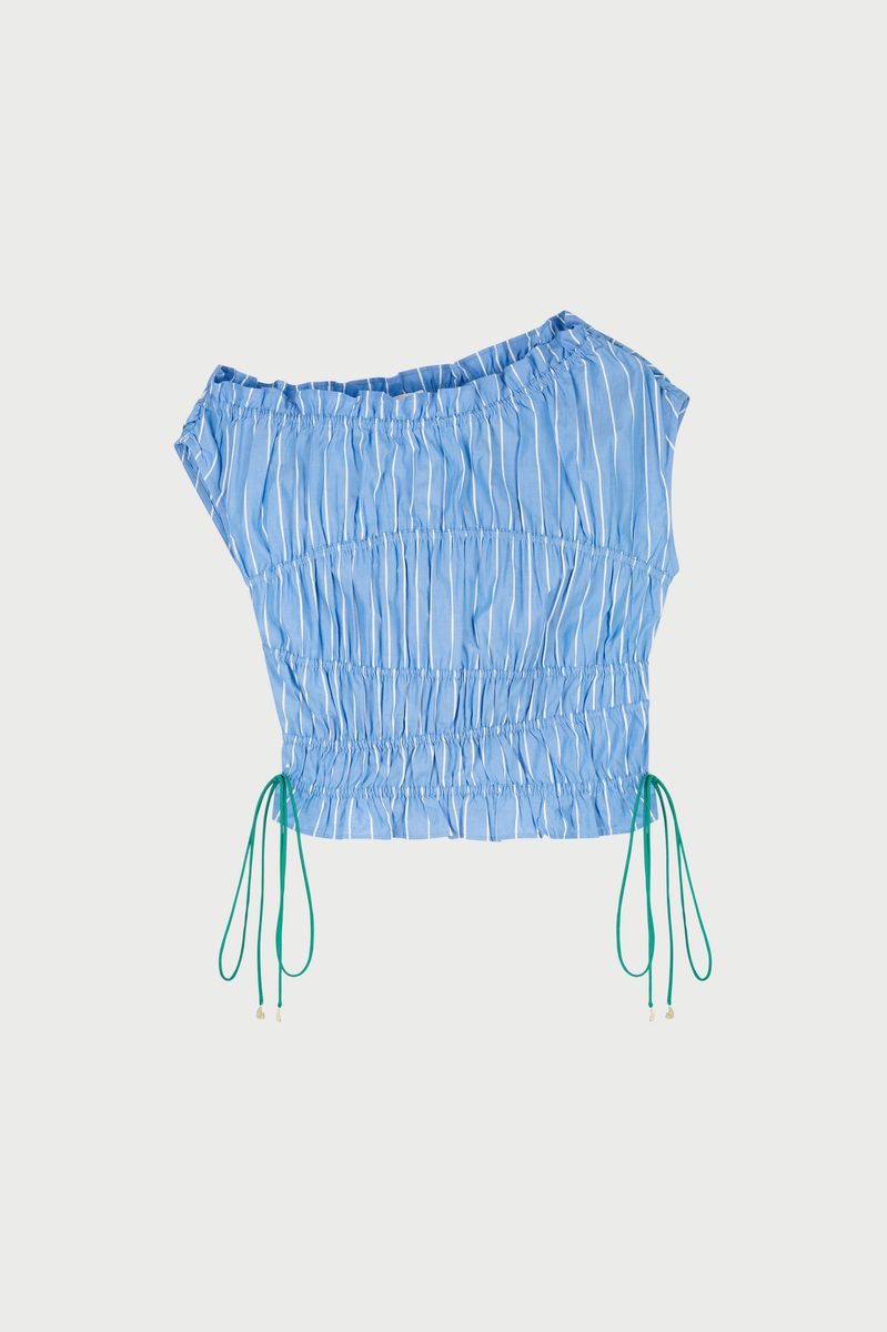 Fabienne Chapot John Top Marina Blue Cozy White