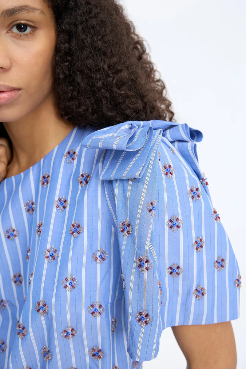 Munthe Vapouri Top Blue