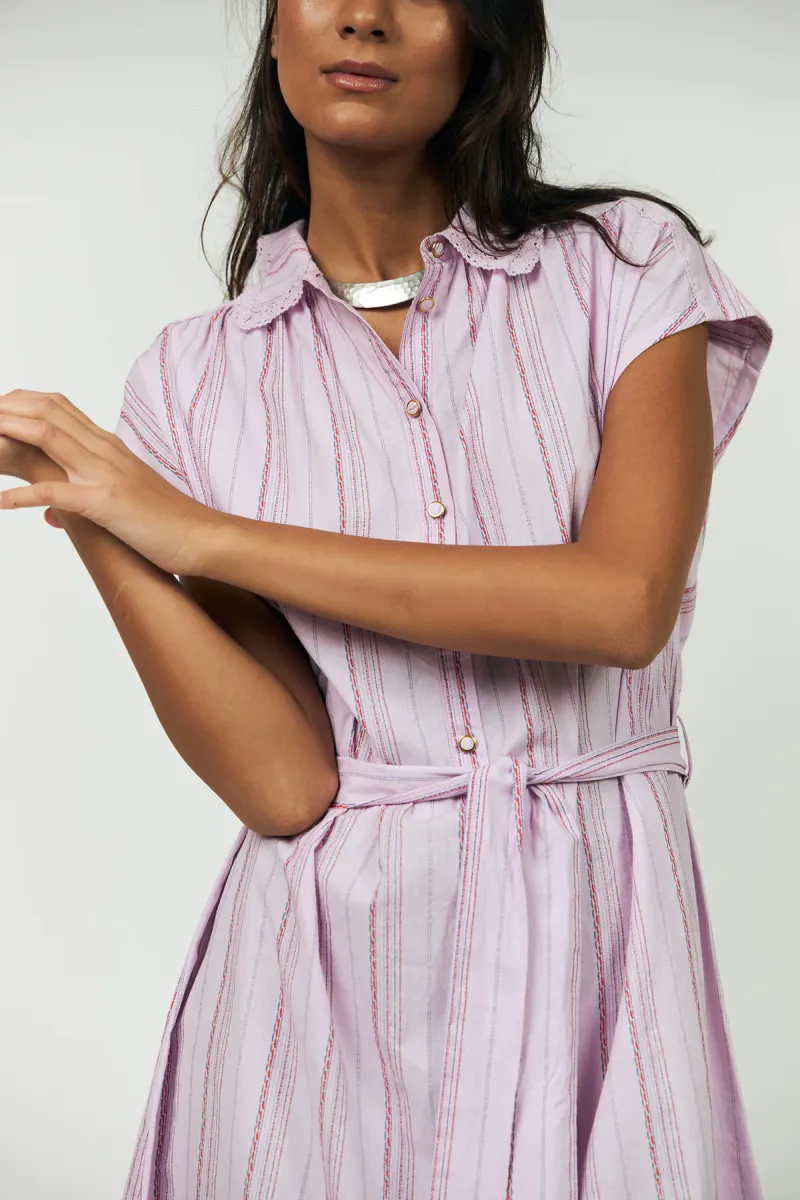 Lollys Laundry Bey Maxi Dress Lilac