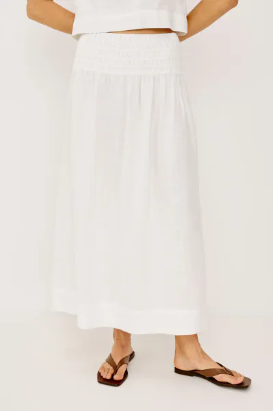 Hovedbilde Rails Alessa Skirt White Linen 