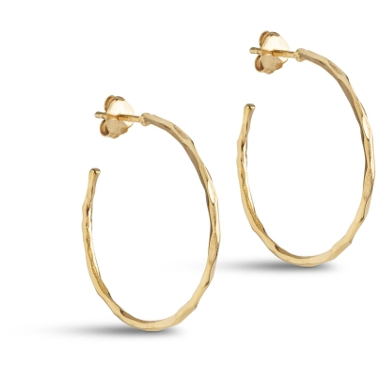 Enamel Hoops Organic Arena Medium Gold