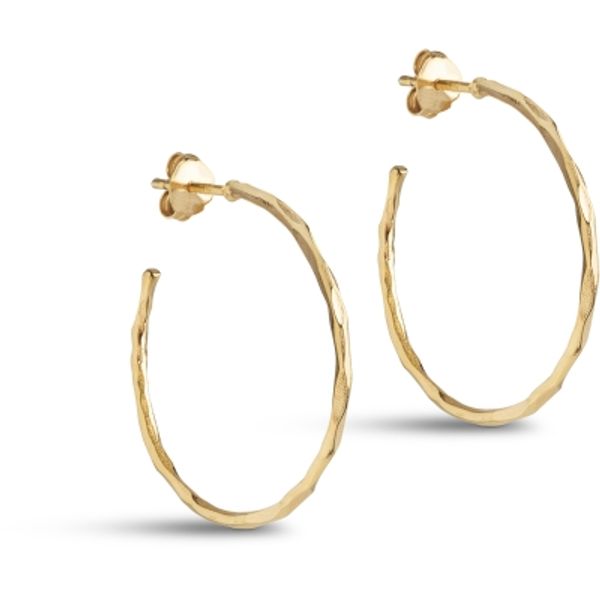Hovedbilde Enamel Hoops Organic Arena Medium Gold