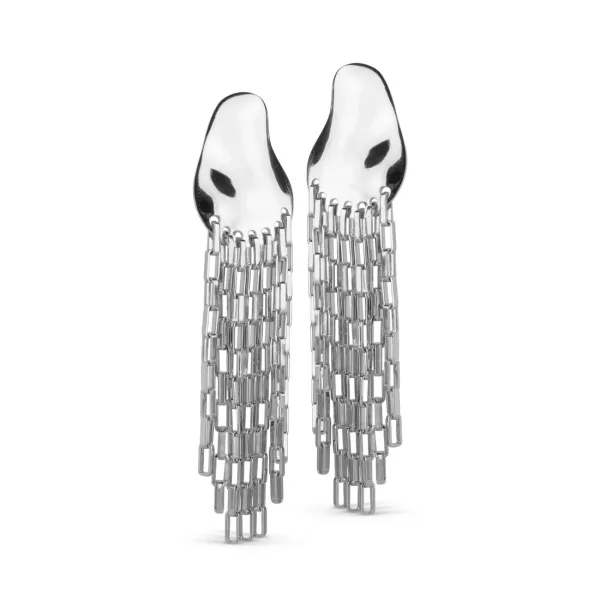 Hovedbilde Enamel Earring Solange Silver 