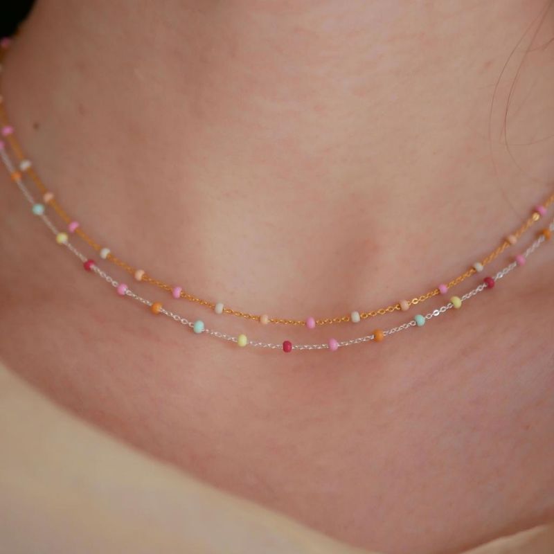 Enamel Necklace Lola Tropical