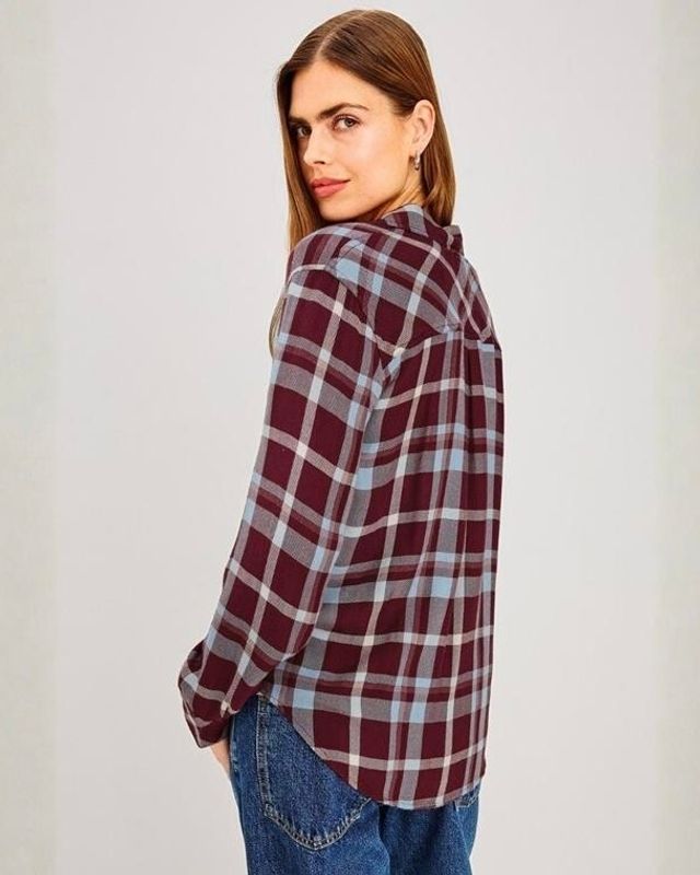 Rails Hunter Shirt Plum Cream 