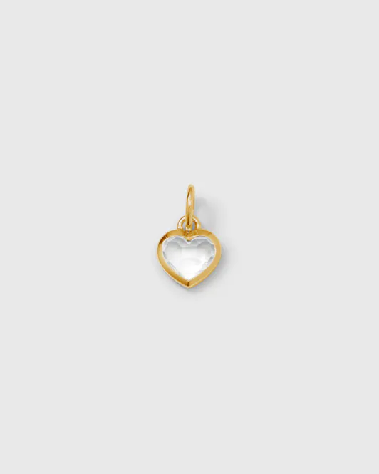 Hovedbilde Syster P Beloved Heart Pendant Gold Crystal 