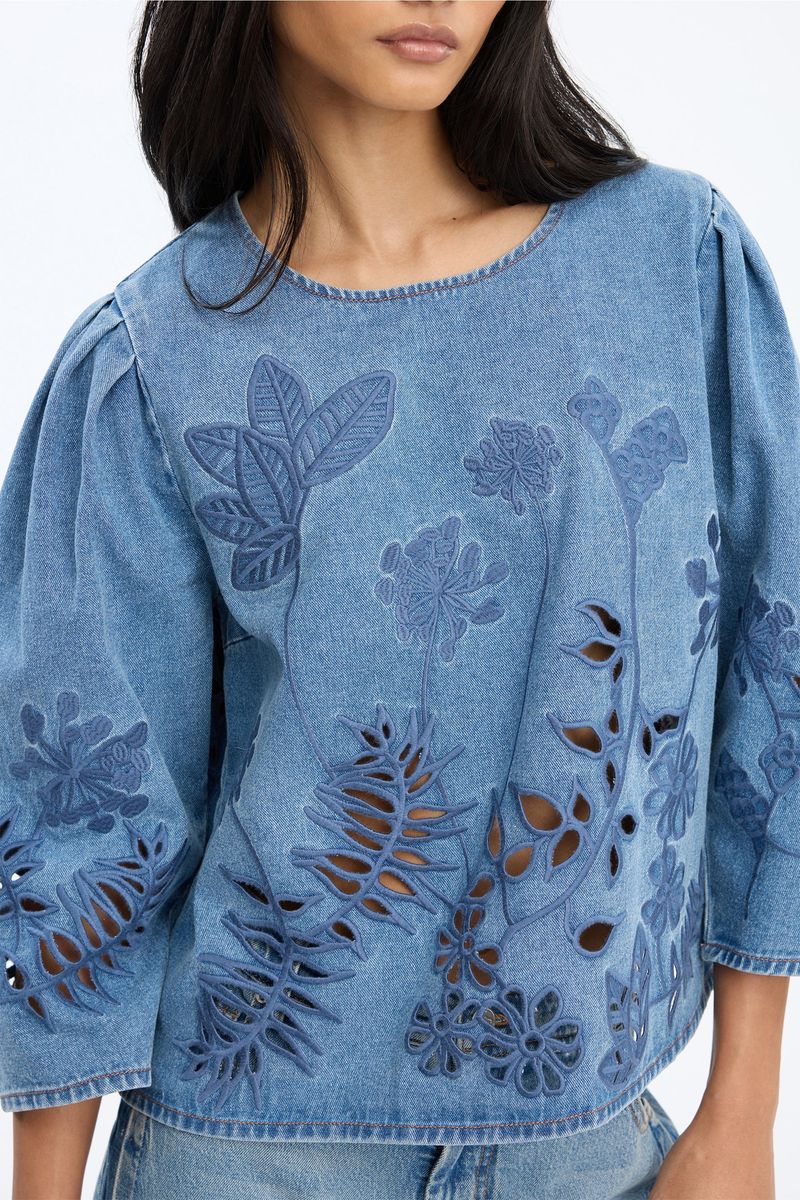 Munthe Bramble Top Blue