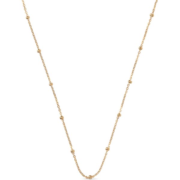 Hovedbilde Enamel Necklace Beaded Chain Gold