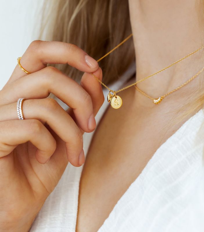 Syster P Beloved Heart Pendant Gold 