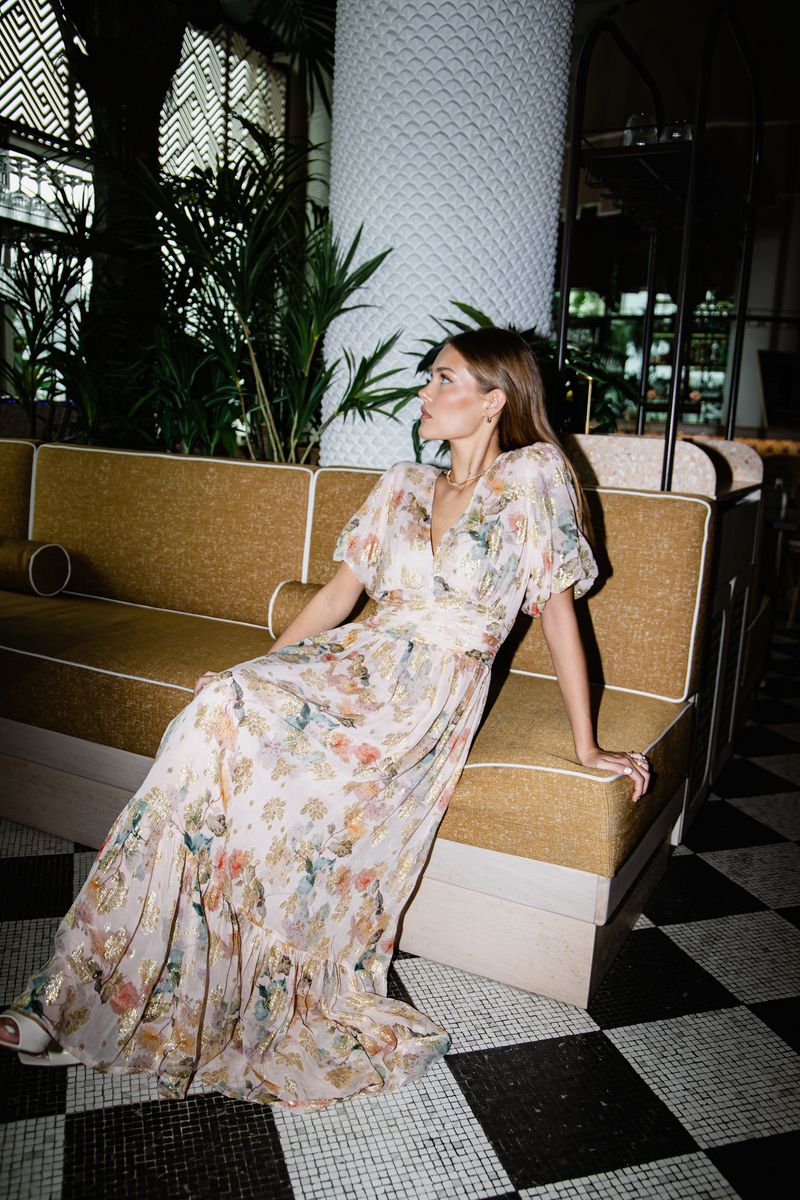 MISSMAYA Leonora Dress Shimmering Garden 