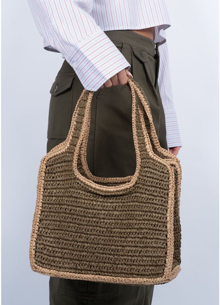 SUI AVA Wffle Cloud Bag Chocolate