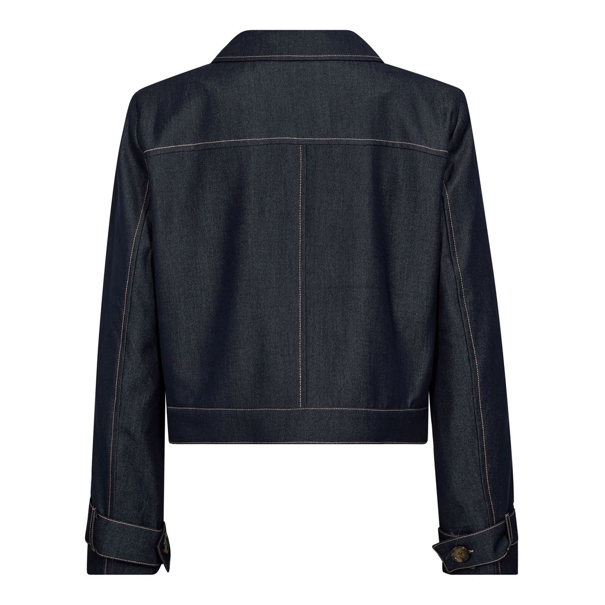Co’couture Terry Denim Jacket Dark Denim