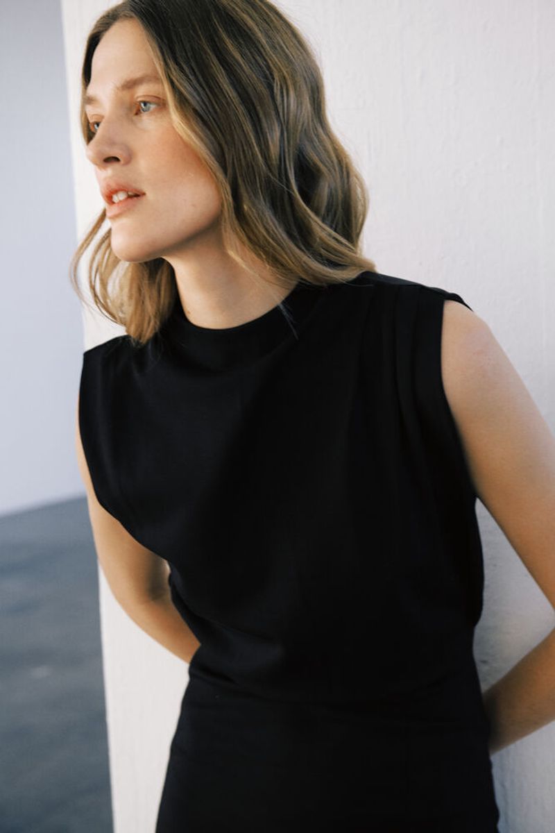 Part Two Diye Dress Black