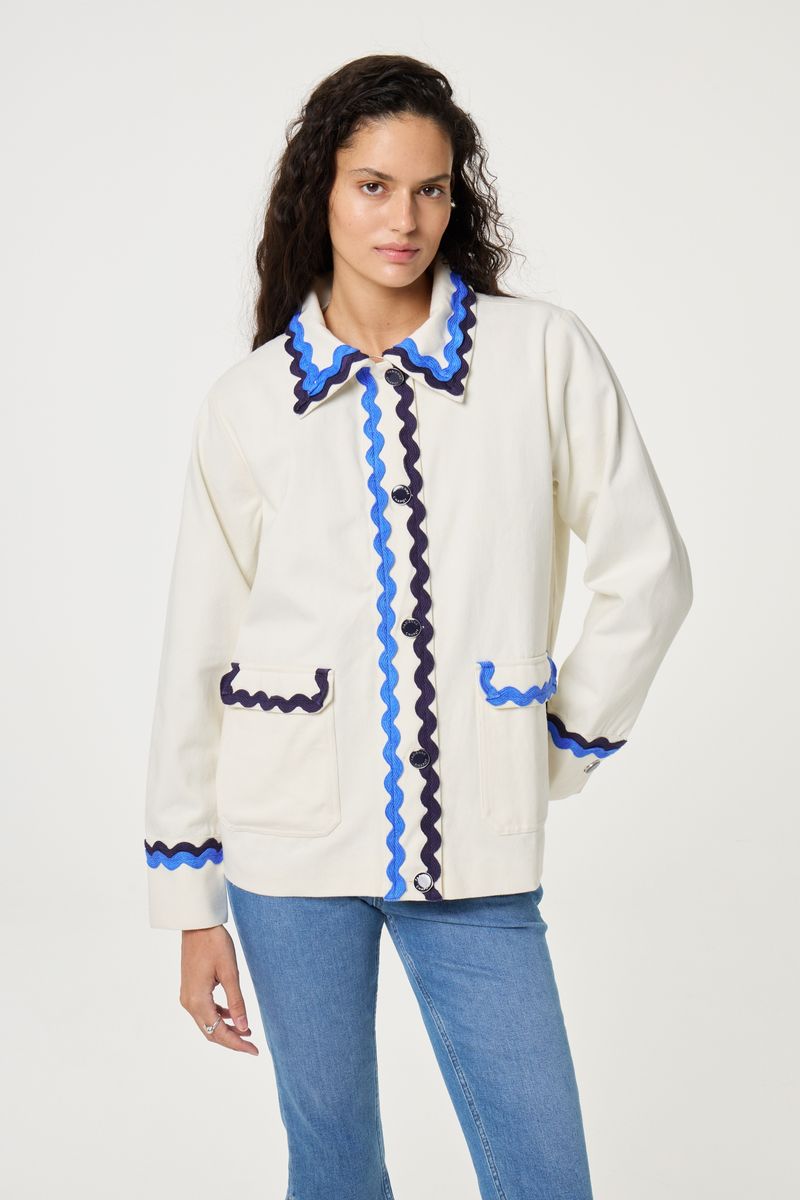 Fabienne Chapot Melodie Jacket Cozy White