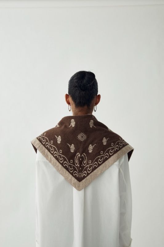 Noella Neomi Scarf Sand Brown Mix 