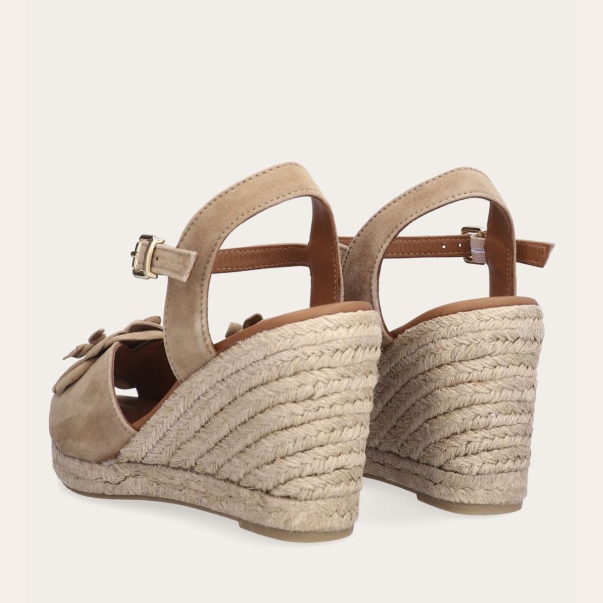  Billi Bi Wedge Sandal A8604 Beige