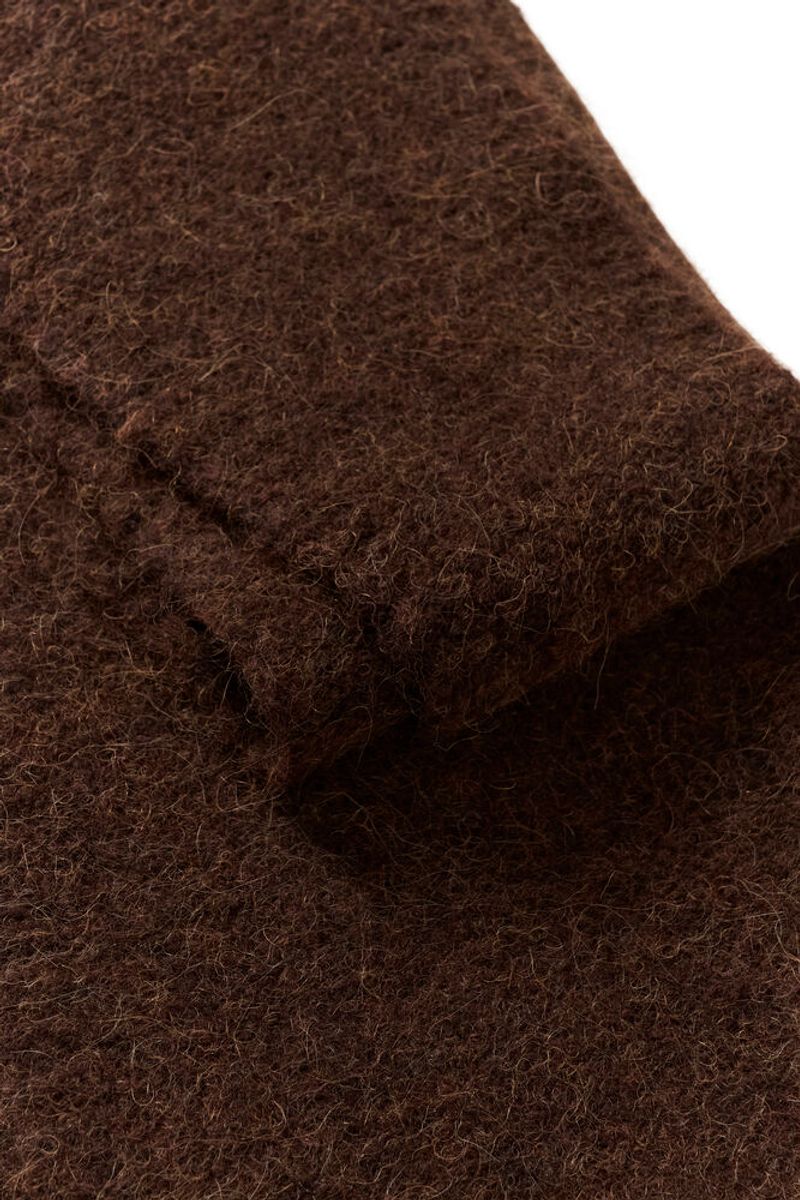 Part Two Charline Scarf Downtown Brown Melange