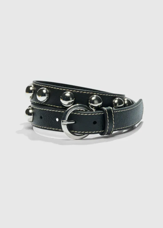 Aks Label Jara Studed Belt Black 