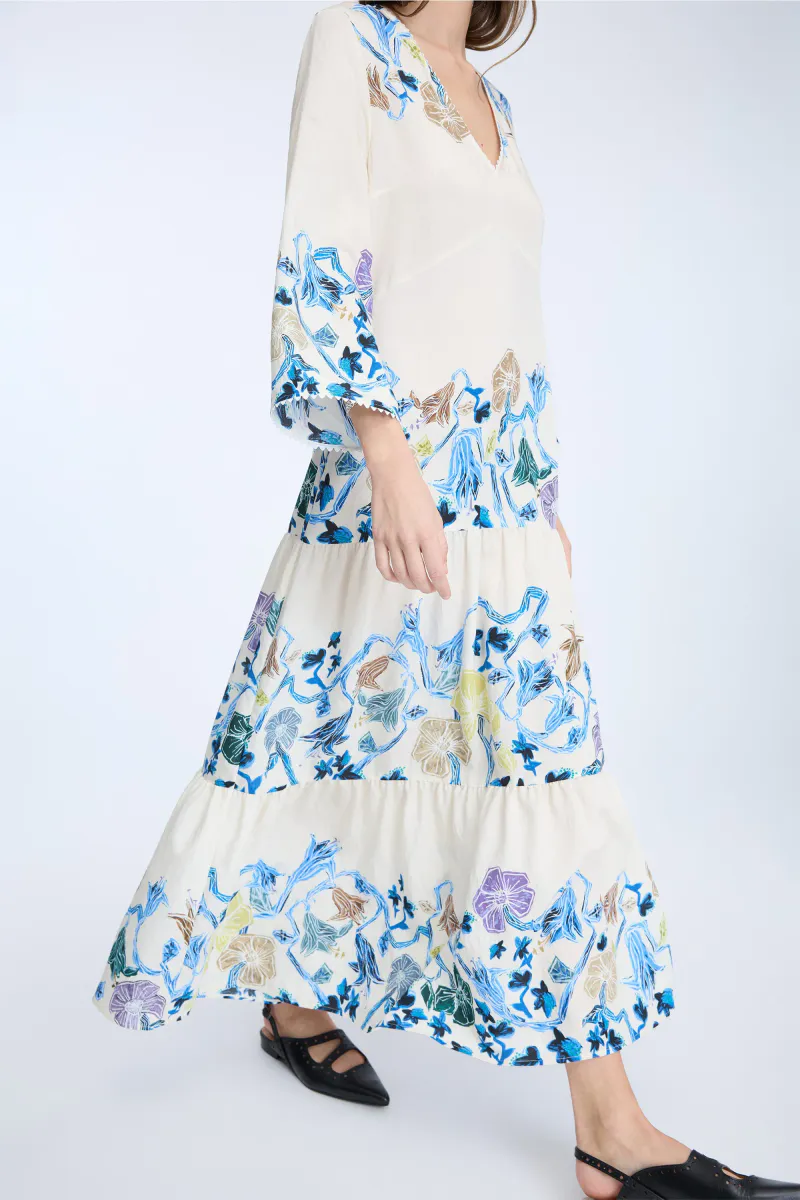 Munthe Nao Dress Print Ivory