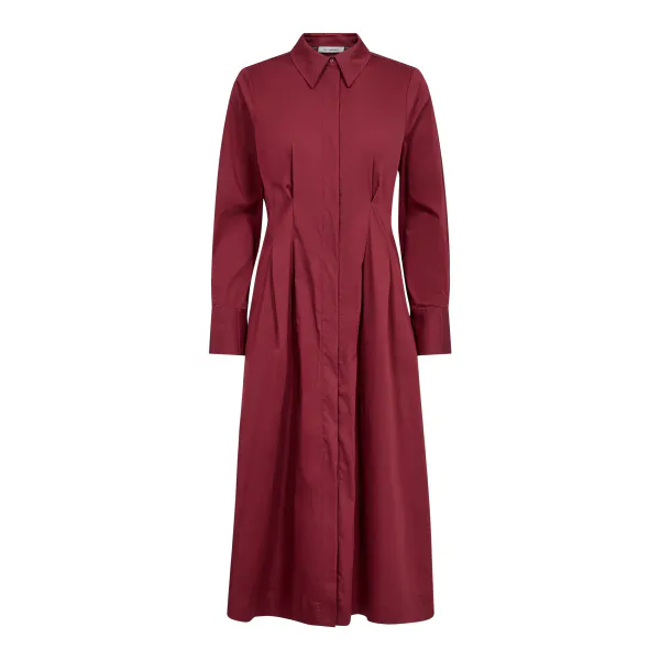 Hovedbilde Cocouture Sanna Shirt Long Dress Berry Red