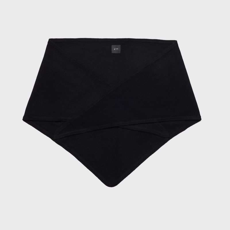 Aks Label Mira Wool Cash Scarf Black