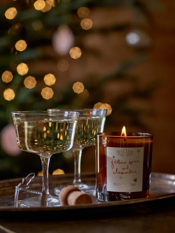 Plum and Ashby Festive Candle Spice and Clementine 