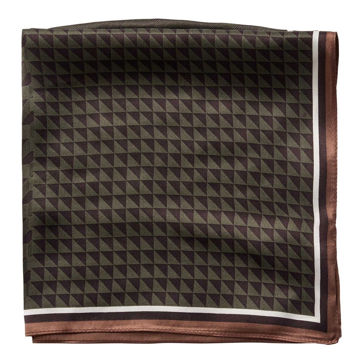 Cocouture Shila Silk Scarf Brown 