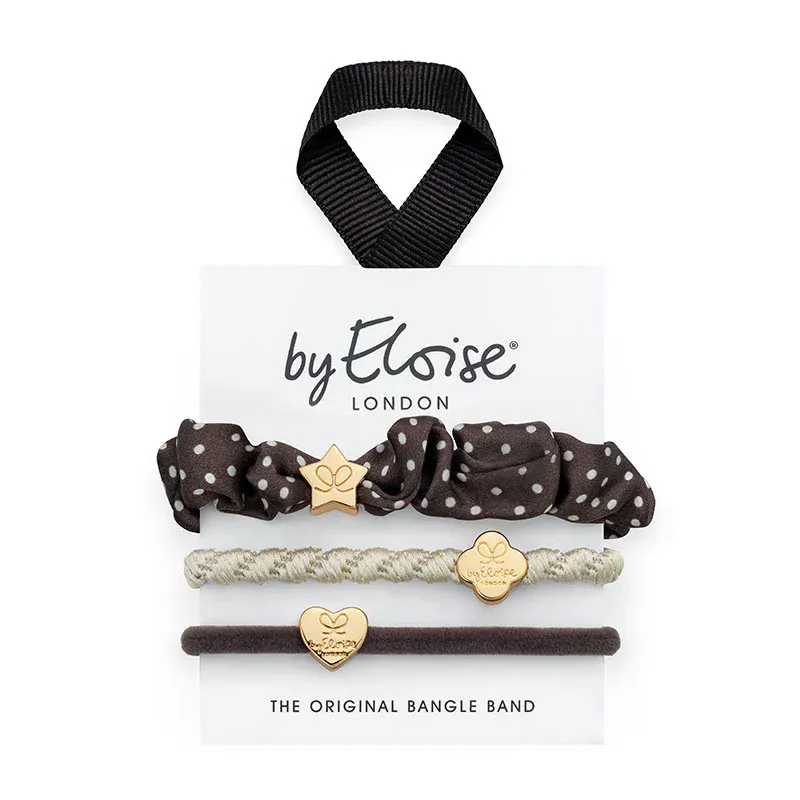 By Eloise Hårstrikk/Armbånd Maison Mocha 