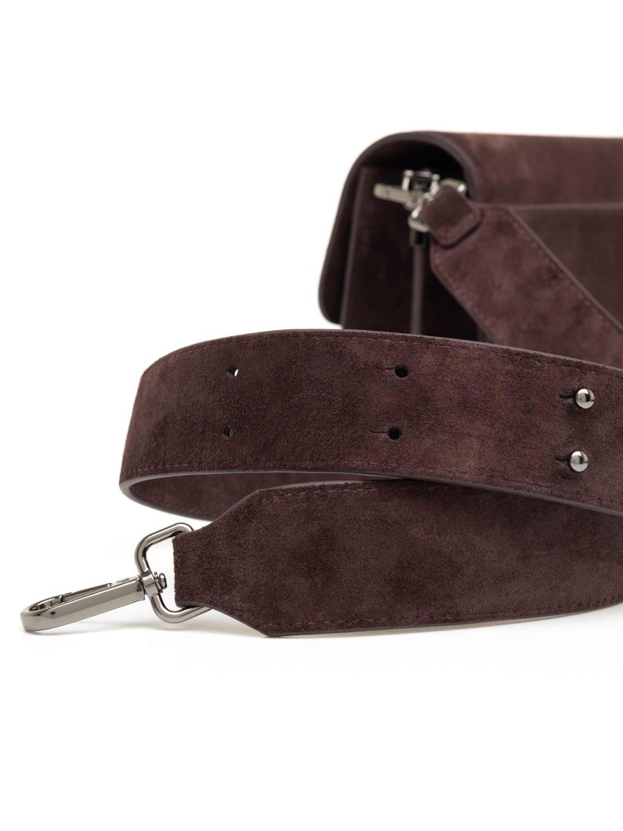 Noella Adele Bag Real Suede Plum