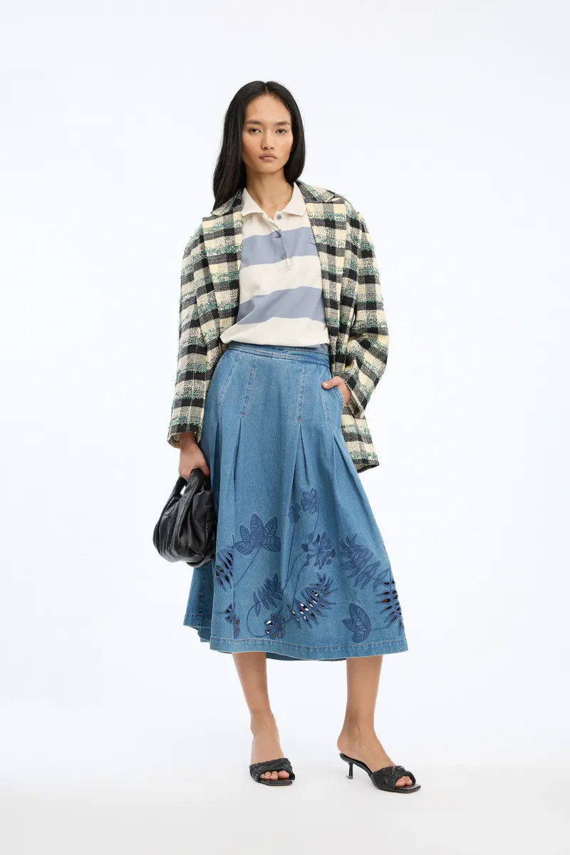 Munthe Bowen Skirt Blue