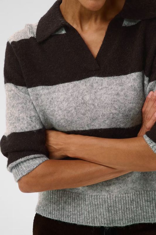 Part Two Charlotte Pullover Mole Grey Melange