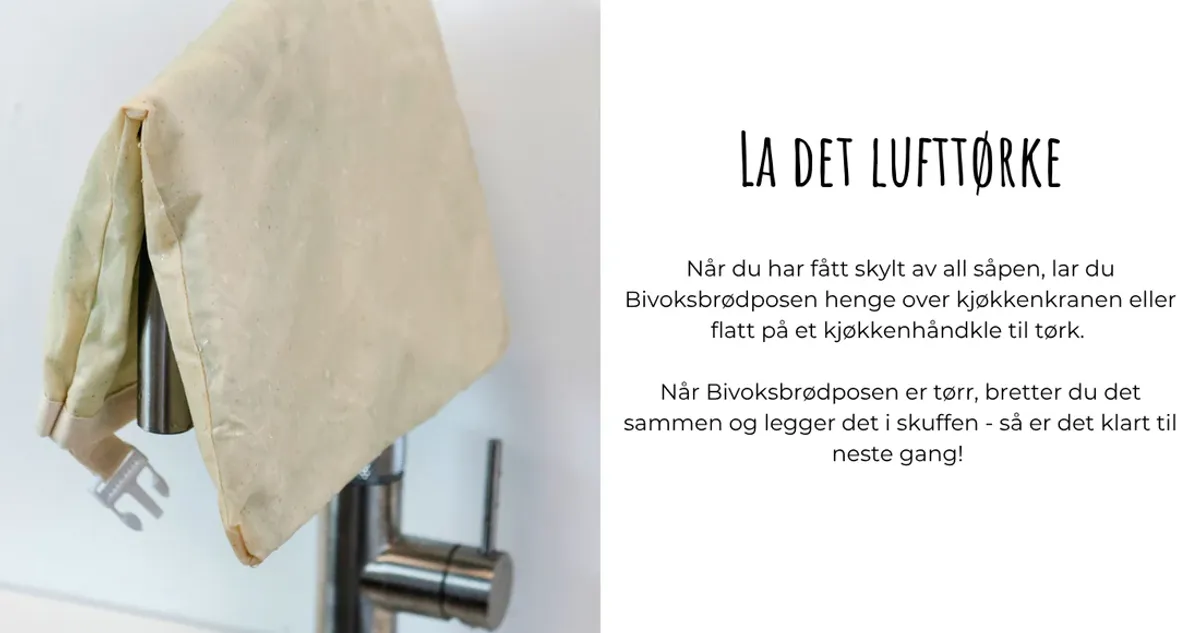 Fru Timian Bivoks Brødpose 