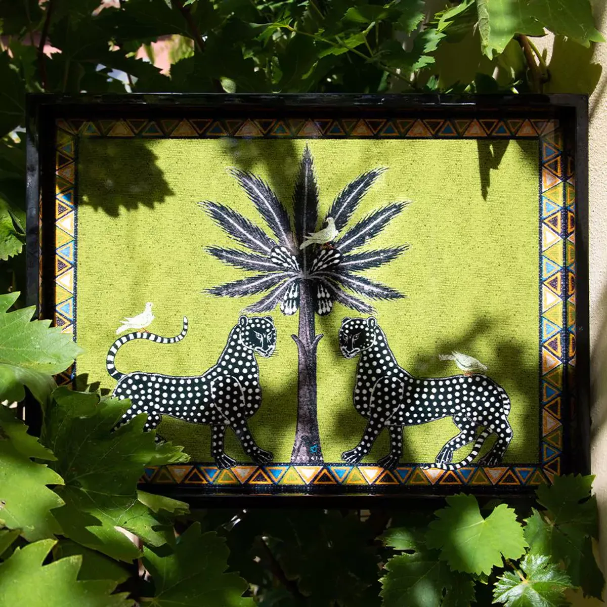 Ortigia Tray Mosaico Green Large