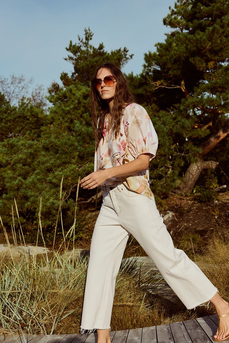 Katrin Uri Rouge Amanda Blouse Multi Blush 