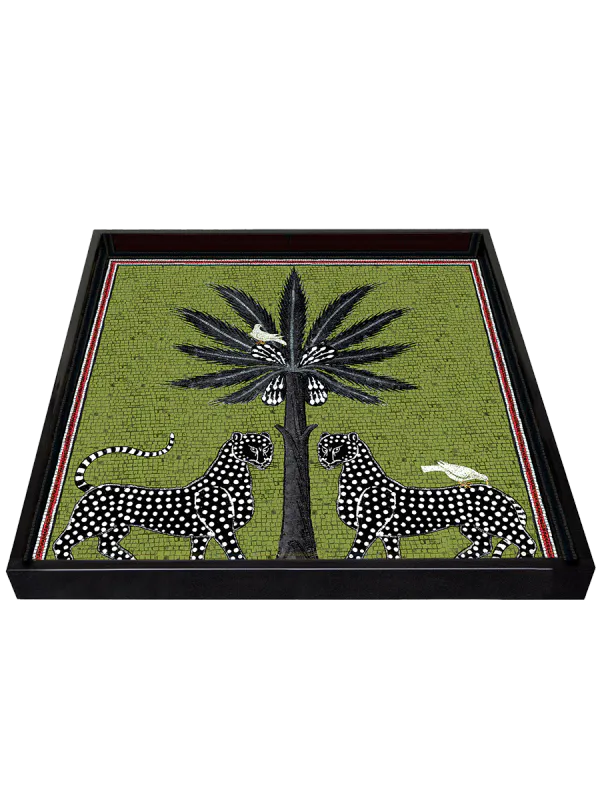 Ortigia Tray Square Green