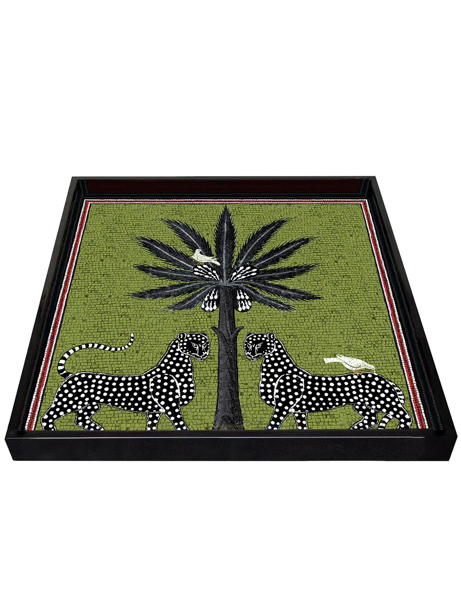 Ortigia Tray Square Green