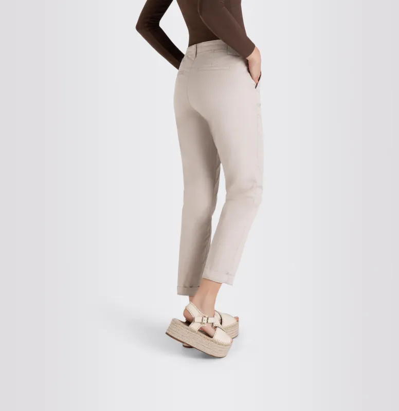 Mac Jeans Chino Turn Up Ivory 