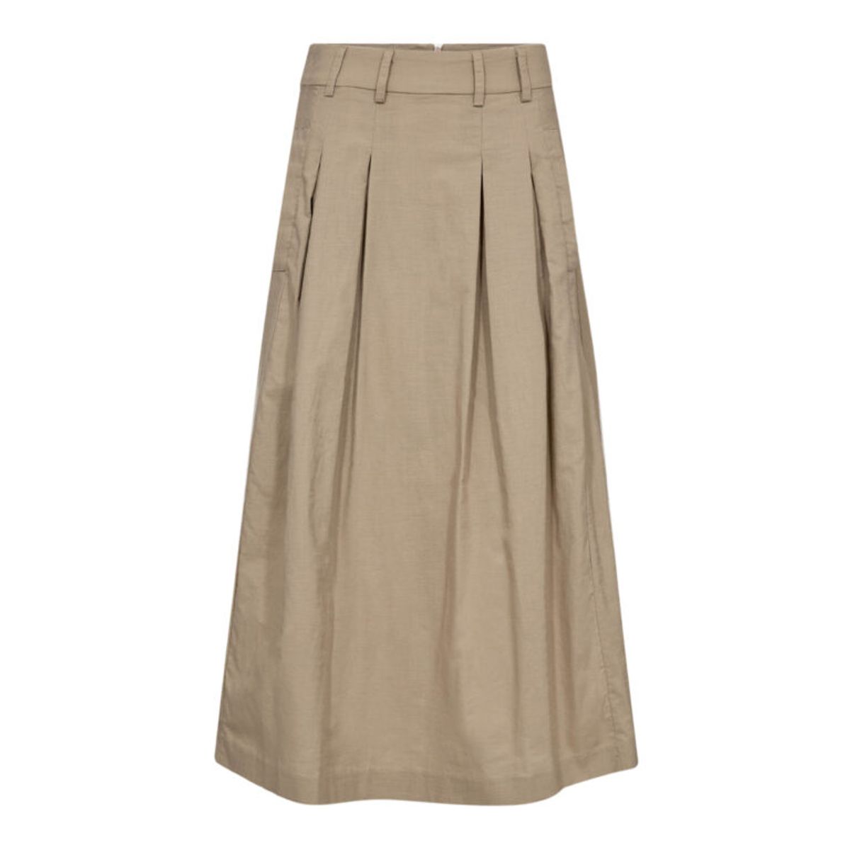 Cocouture Leila Anya Pleat Skirt Bisquit 