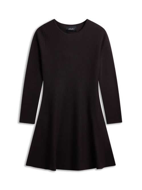 Hovedbilde Ella and il Cecilie Merino Dress Dark Brown