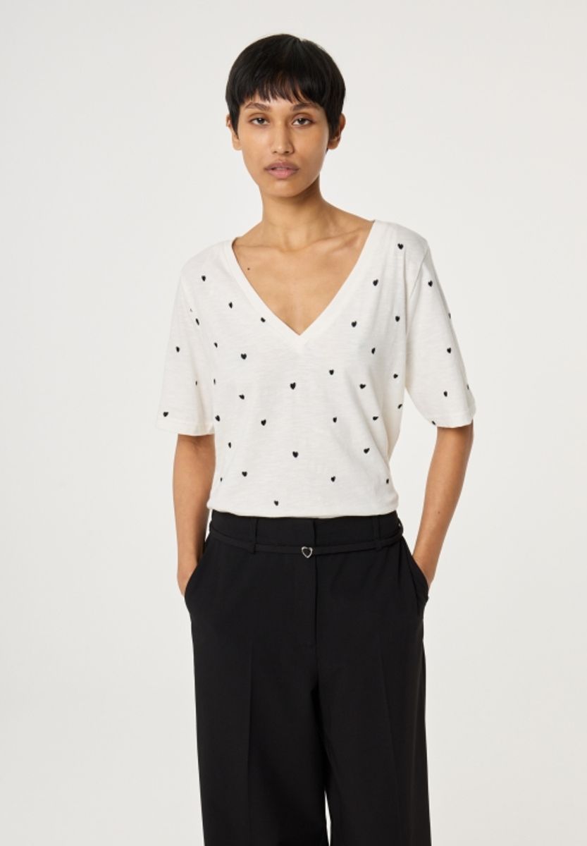 Fabienne Chapot Phil T-Shirt Black Hearts