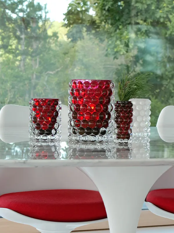 Skogsberg and Smart Hurricane Lamp Boule Regular Cardinal Red