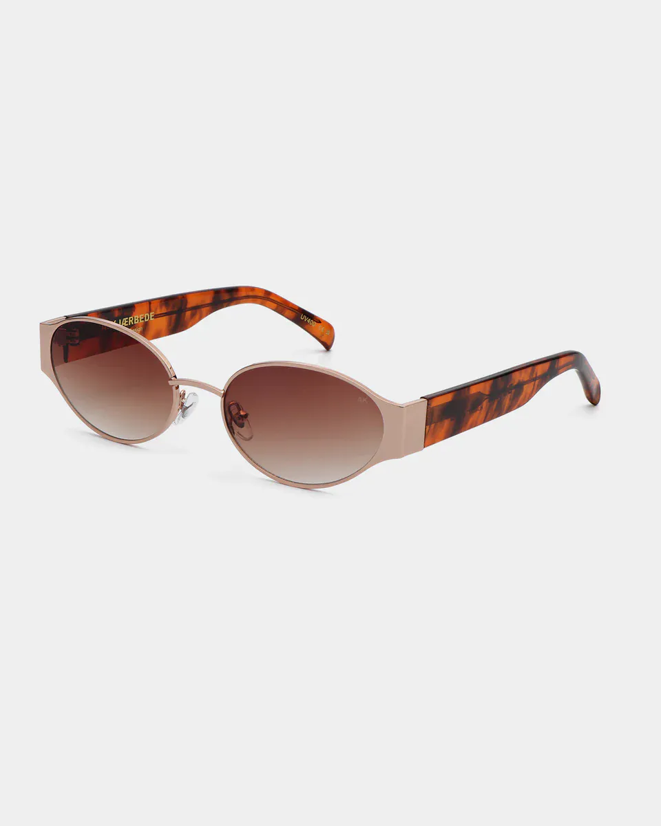 Akjaerbede Solbriller Bella Rosegold Havana
