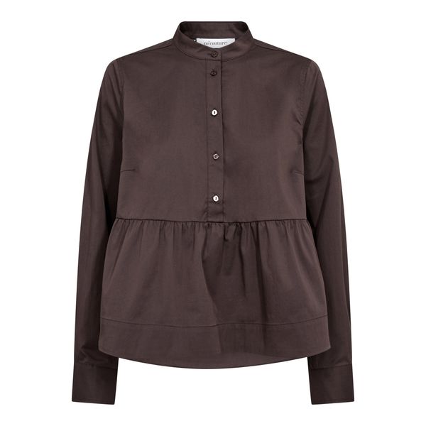 Hovedbilde Cocouture Poppy Flare Blouse Dark Brown 