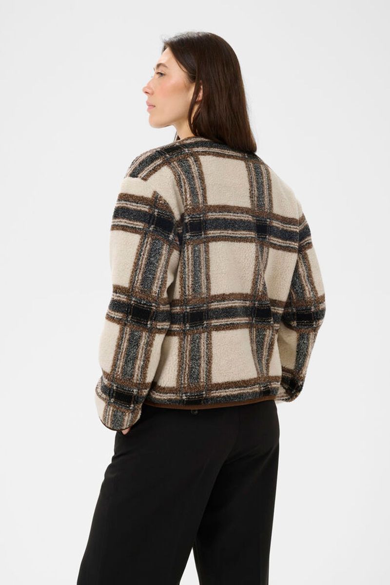 Part Two Ysabell Outerwear Brown Check 