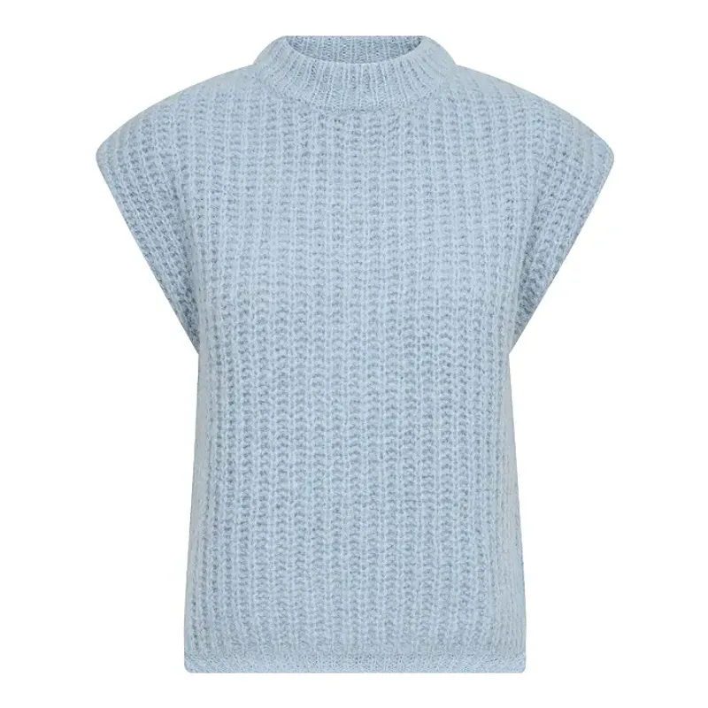 Cocouture Raina Knit Vest Pale Blue 
